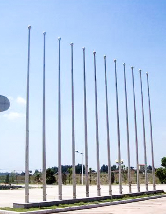 Konik paslanmaz çelik akıllı elektrikli kaldırma bayrak direği Konik paslanmaz çelik akıllı elektrikli kaldırma bayrak direği