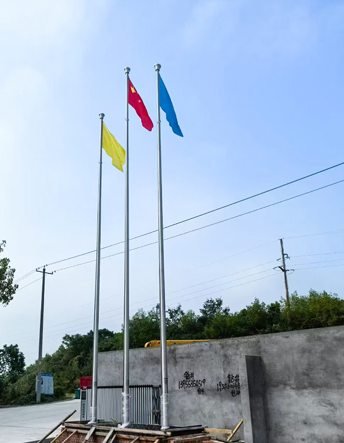 Konik paslanmaz çelik akıllı elektrikli kaldırma bayrak direği Konik paslanmaz çelik akıllı elektrikli kaldırma bayrak direği