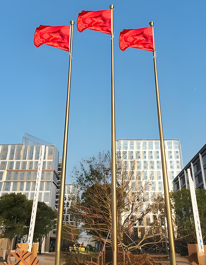 Üst düzey titanyum konik akıllı kaldırma bayrak direği Üst düzey titanyum konik akıllı kaldırma bayrak direği